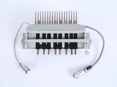 HH2020B 三相偏心輪下出線(xiàn)表座帶輔助端子-直接式 （8滑塊 150、155、165、180、 200x40MM 孔距,M6 螺桿）